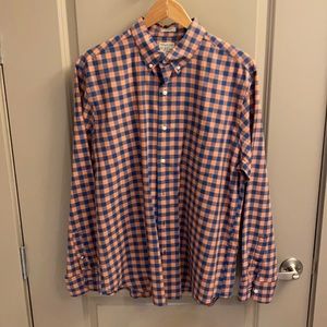 J Crew Stretch Secret Wash gingham shirt